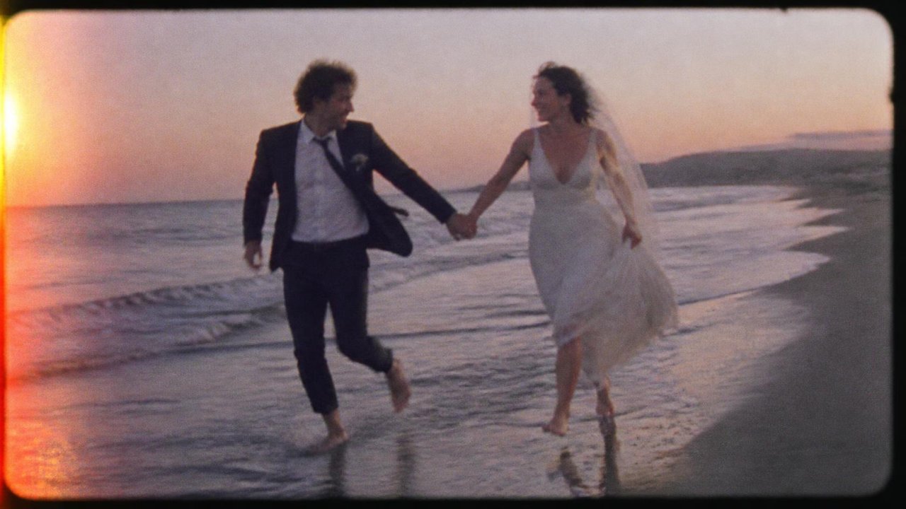 Super 8 film still from an elopement
