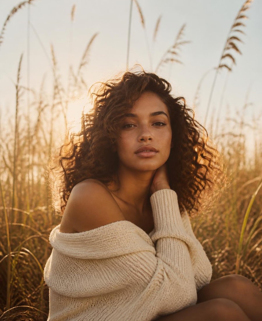 Golden hour portrait